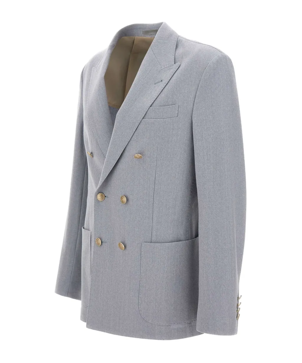 Double-Breasted Suit Jacket