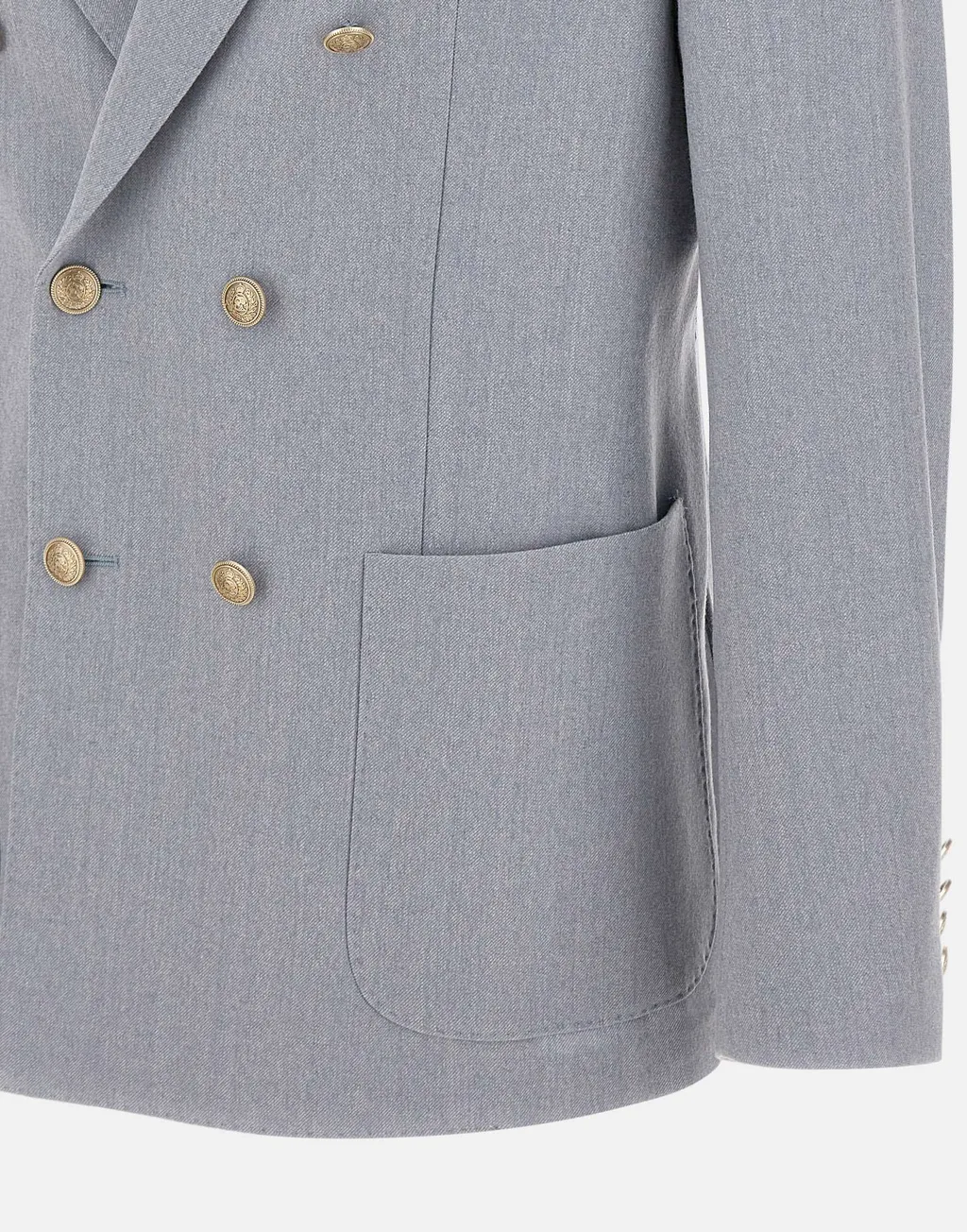 Double-Breasted Suit Jacket