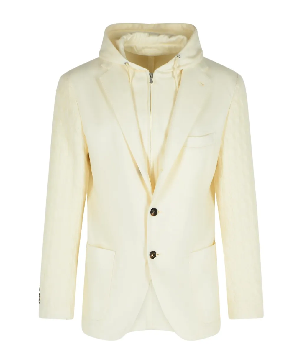 Removable Sweatshirt Blazer