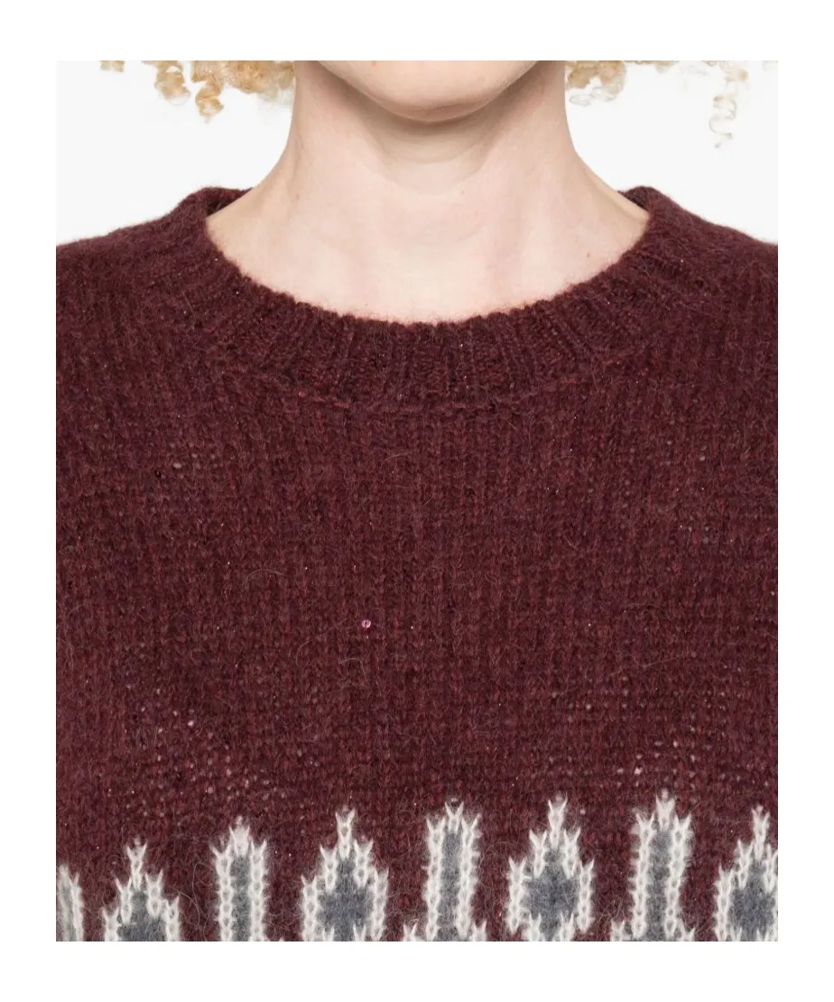 Fairisle-Pattern Crew-Neck Sweater