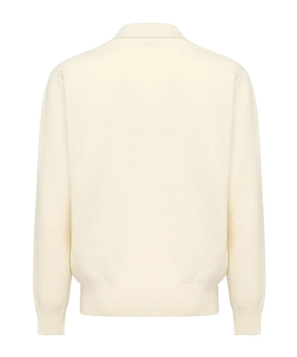 Buttoned Cashmere Sweater