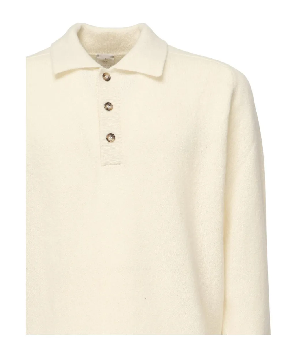 Buttoned Cashmere Sweater