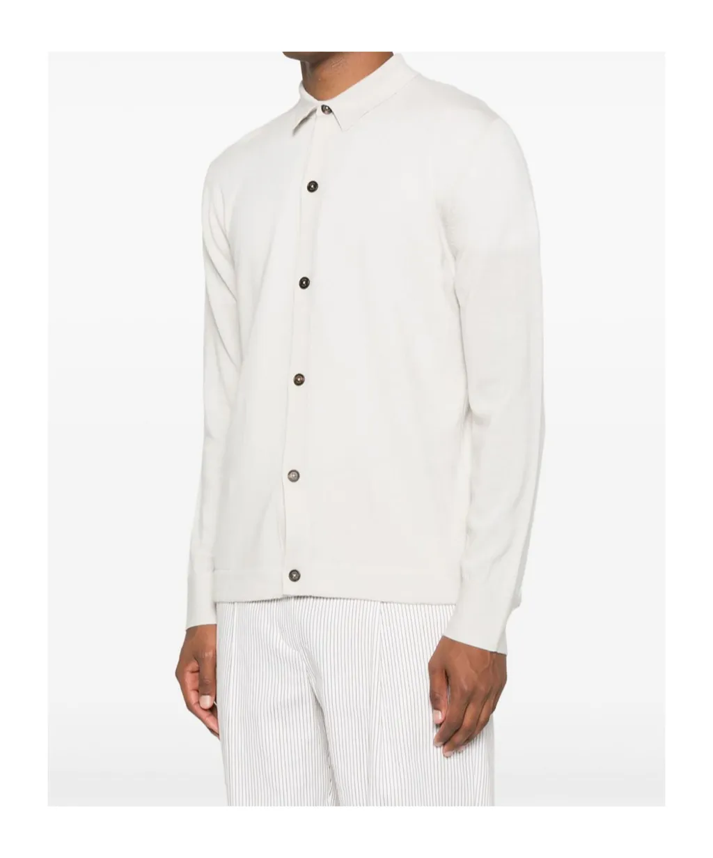 Button-Down Wool Shirt
