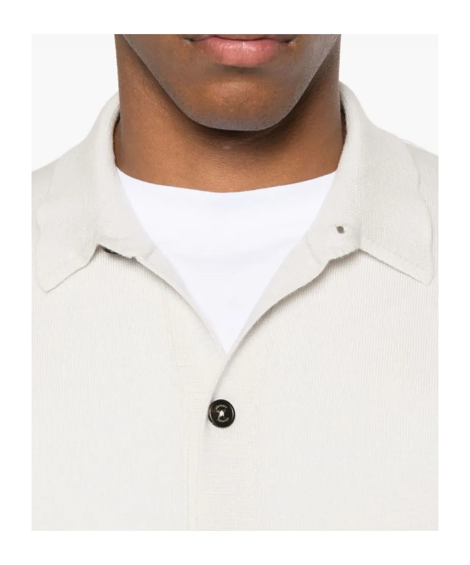 Button-Down Wool Shirt
