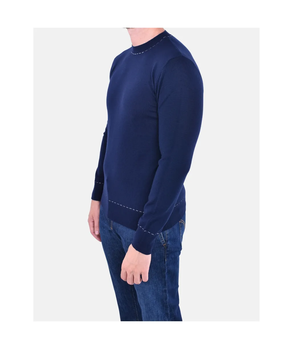 Ribbed Crew Neck Knitwear