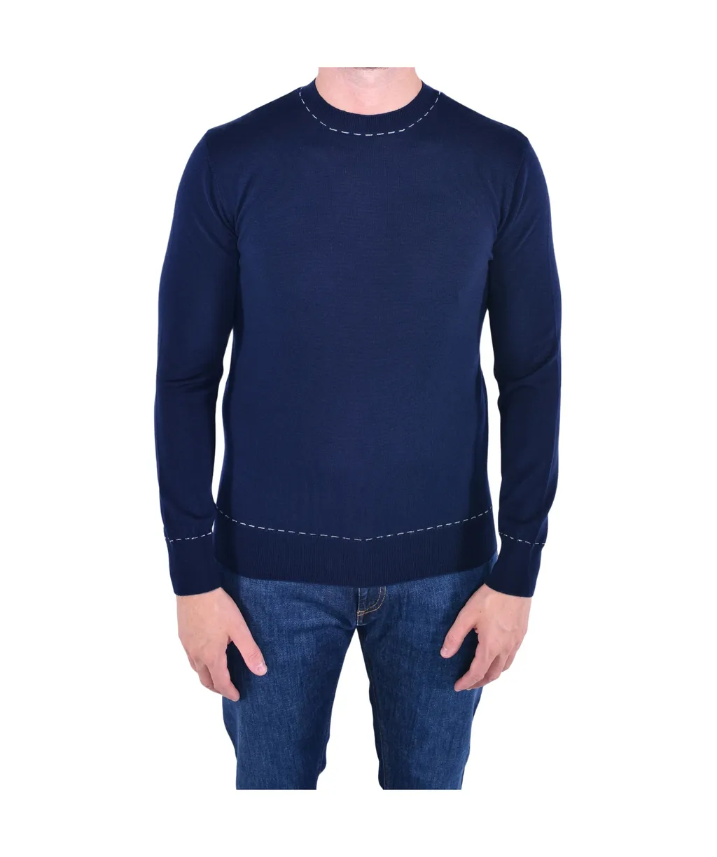 Ribbed Crew Neck Knitwear