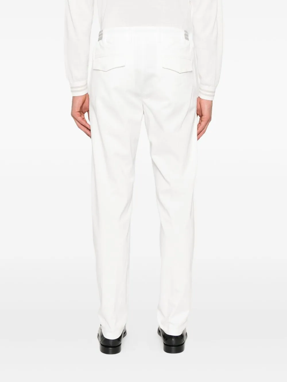 Pleated Drawstring-Waist Trousers