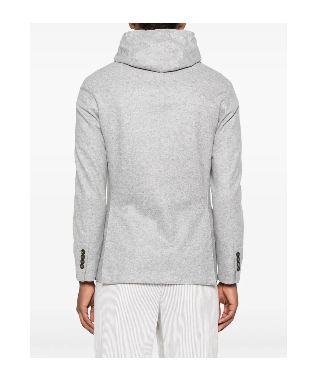 Hooded Wool Blazer