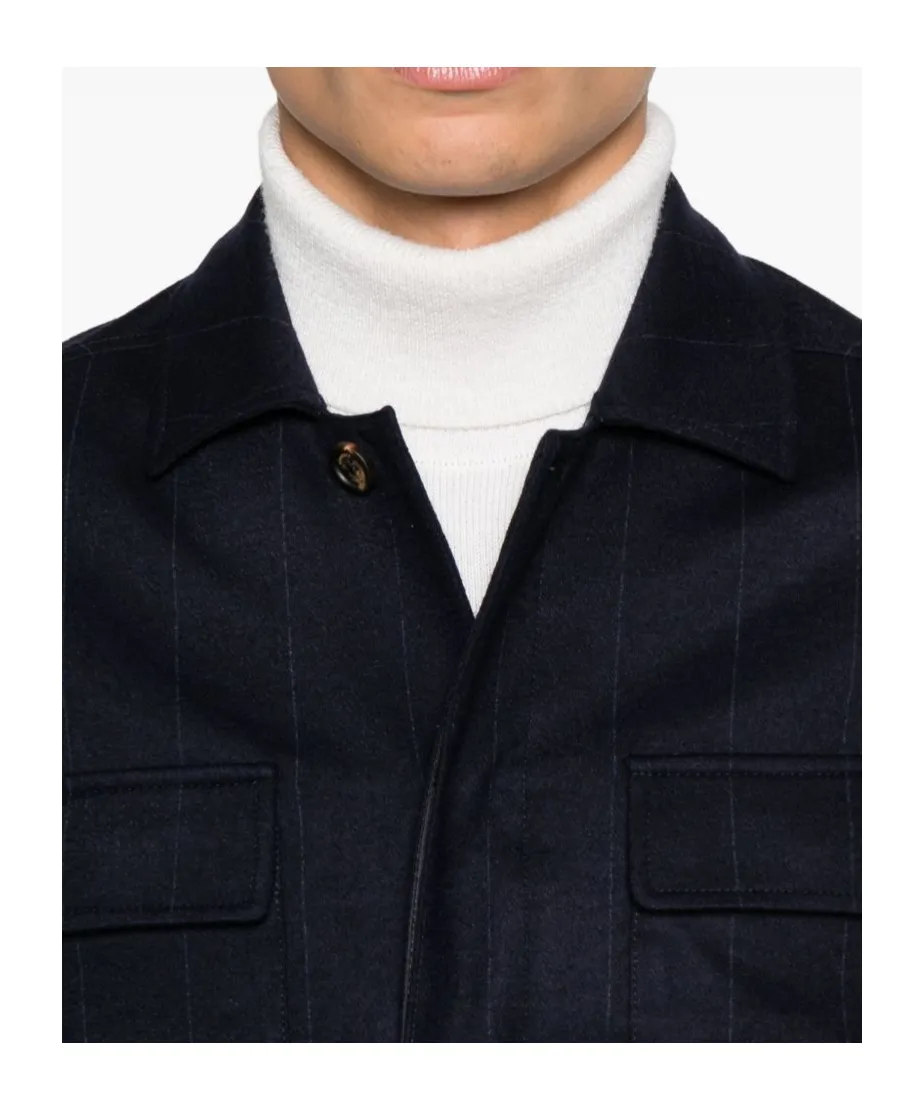 Striped Panelled Jacket