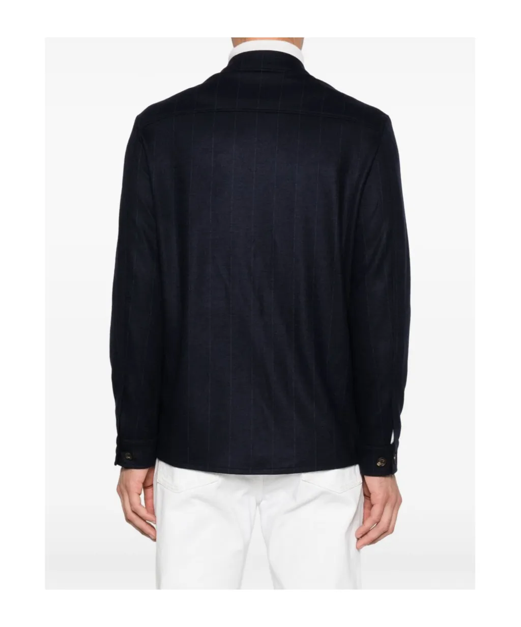 Striped Panelled Jacket