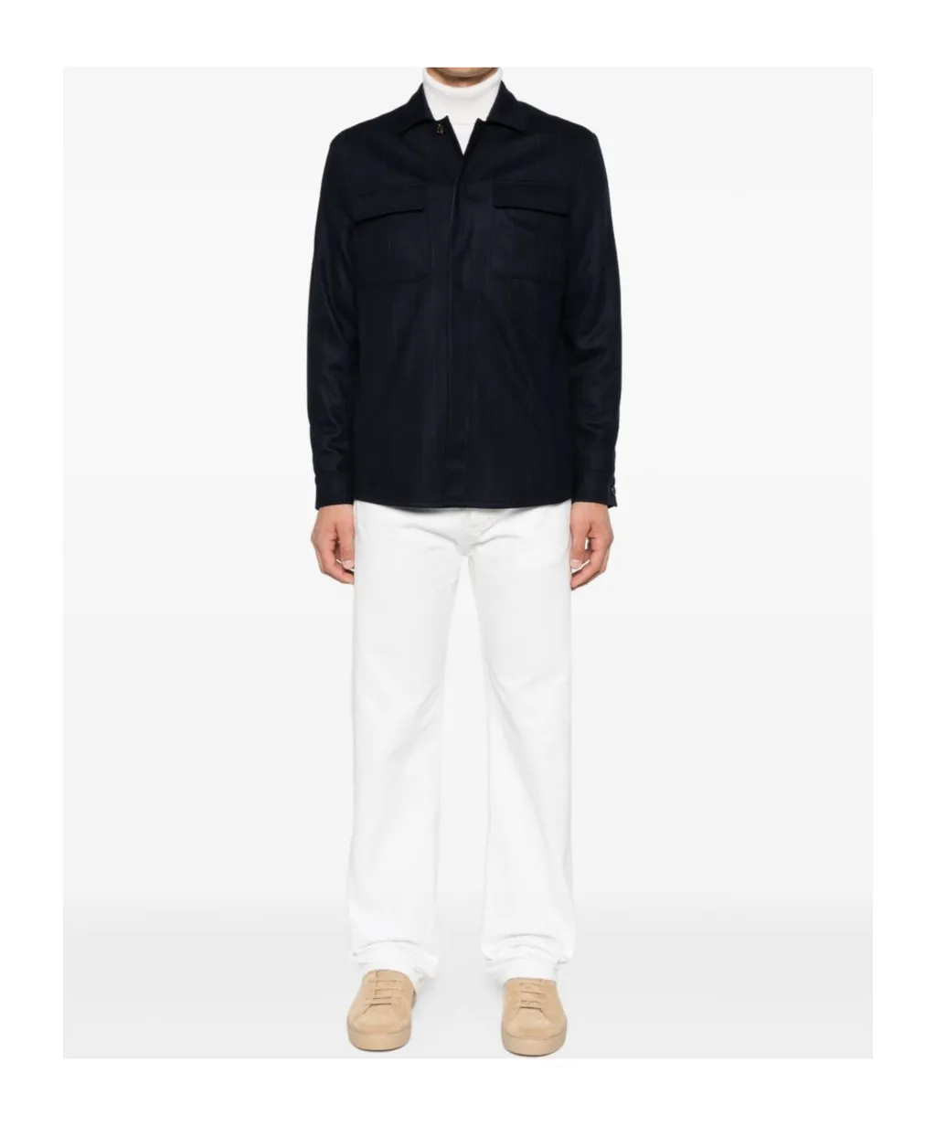 Striped Panelled Jacket