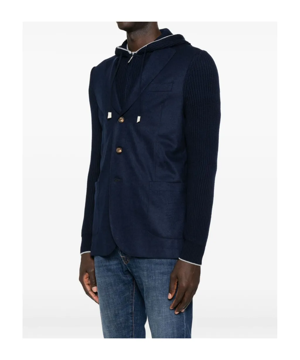 Ribbed Hooded Jacket
