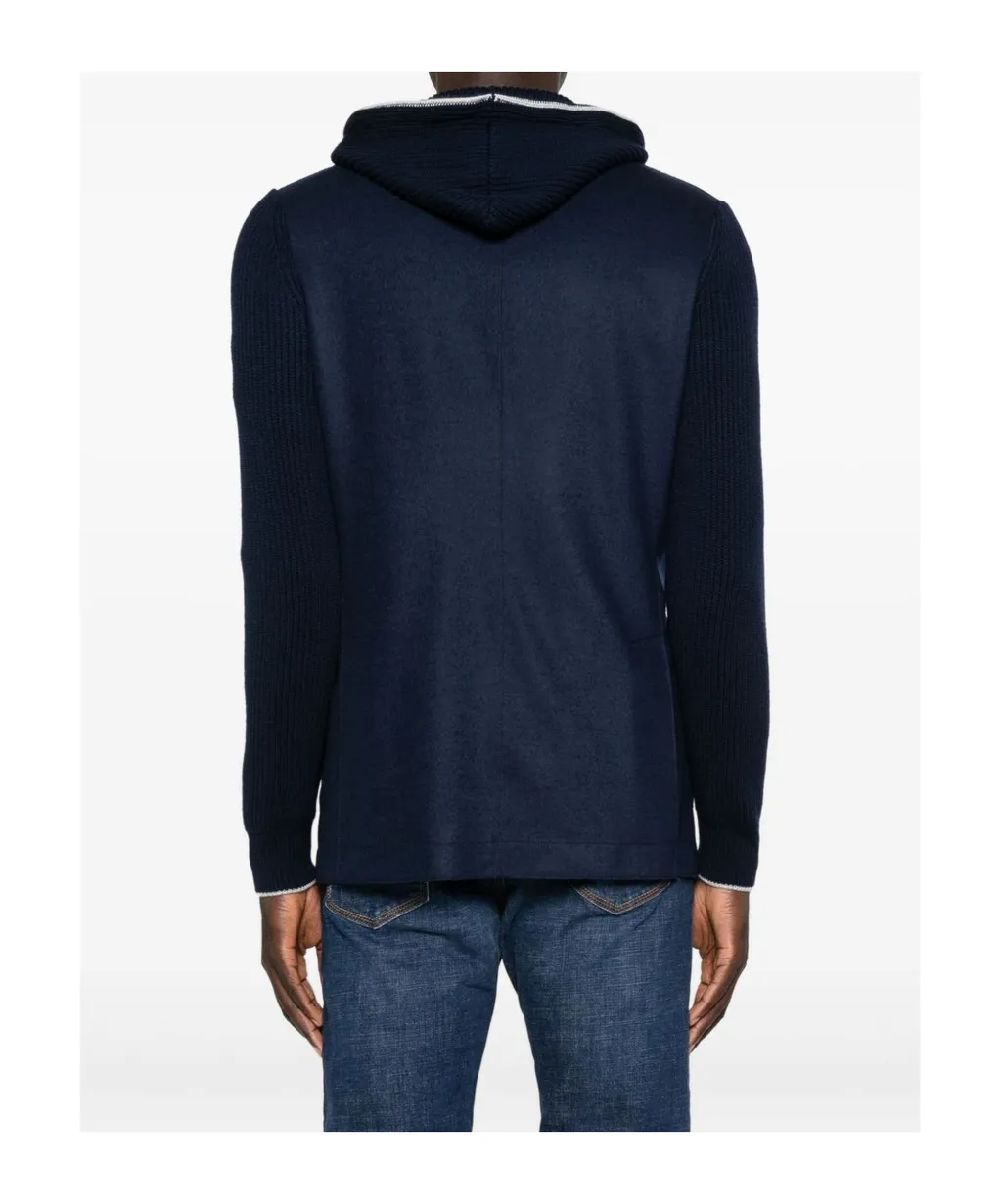 Ribbed Hooded Jacket