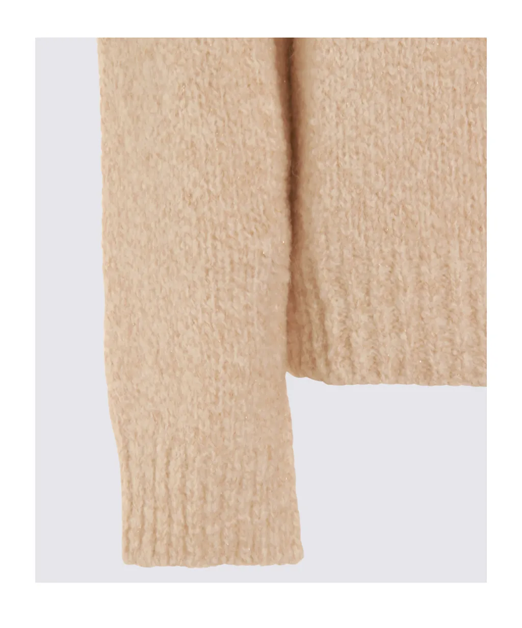 High-Neck Knitted Sweater