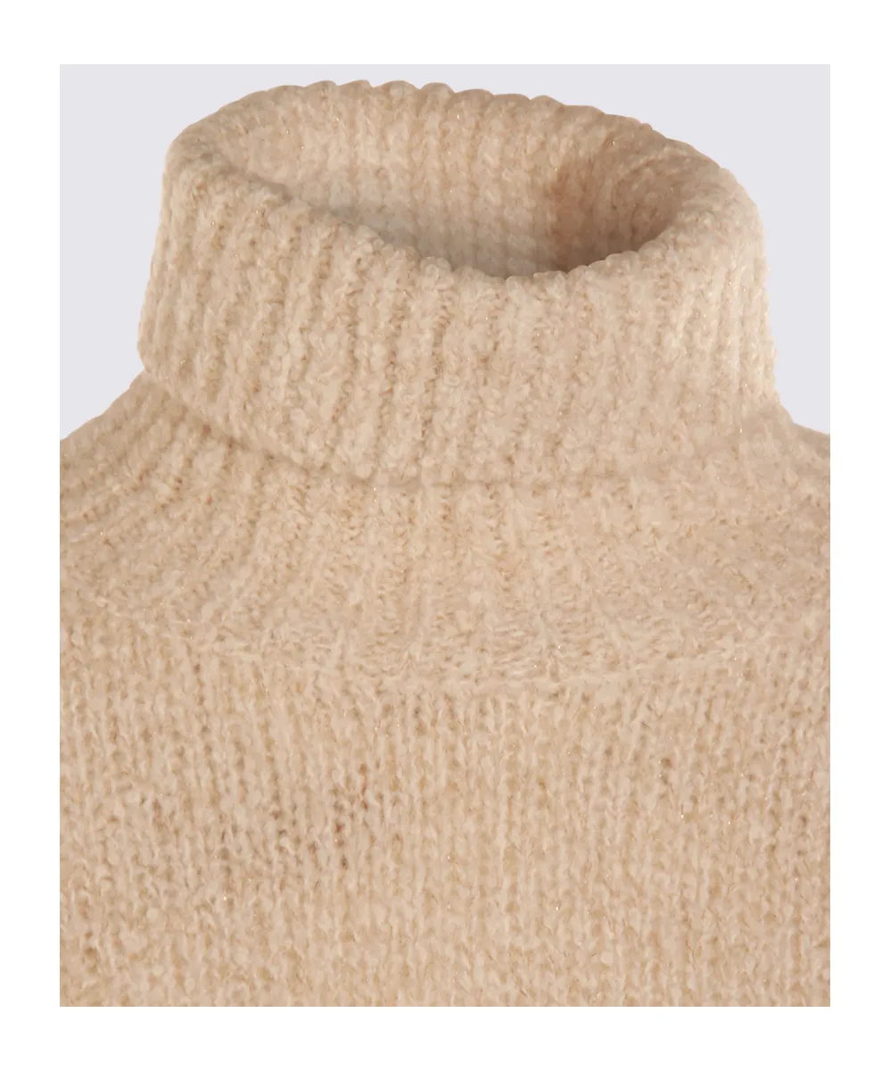High-Neck Knitted Sweater