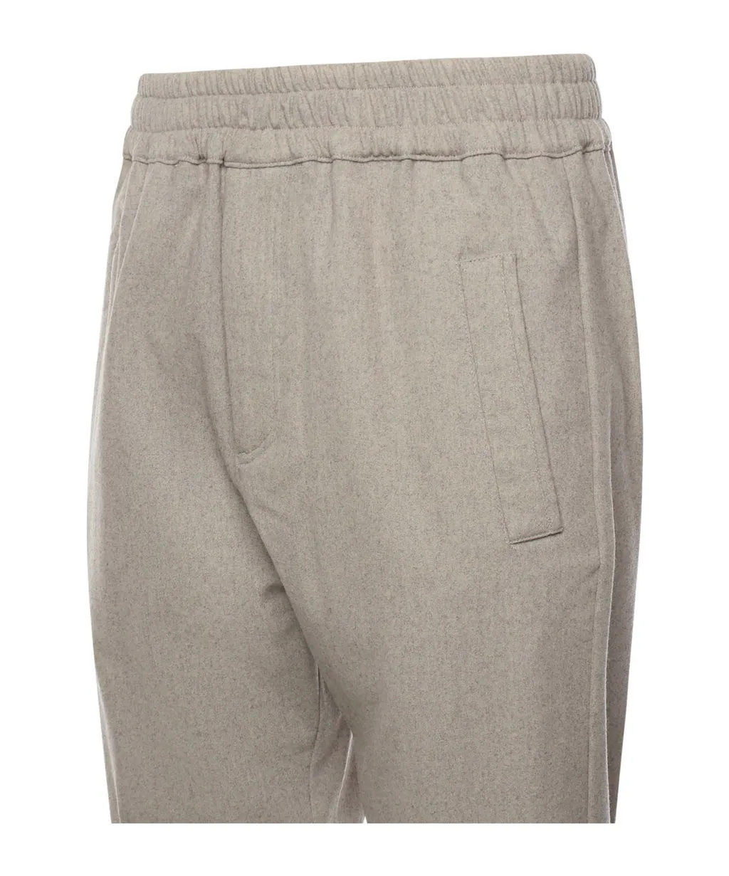 Drawstring Relaxed-Fit Pants