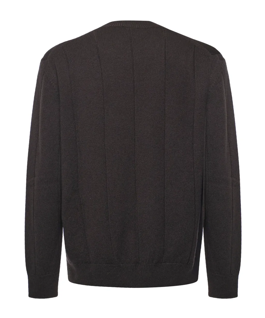 Ribbed Crew Neck Knitwear