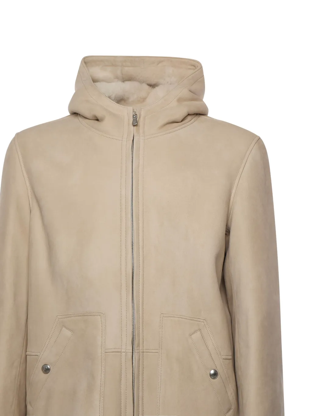 Hooded Zip-Closure Jacket