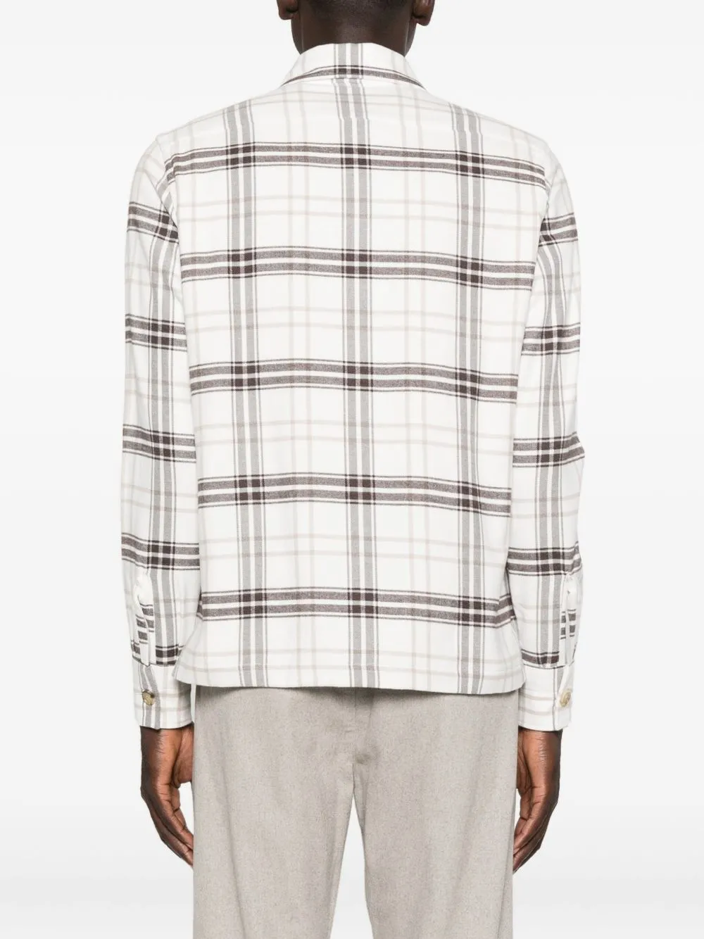 Plaid Long-Sleeved Shirt