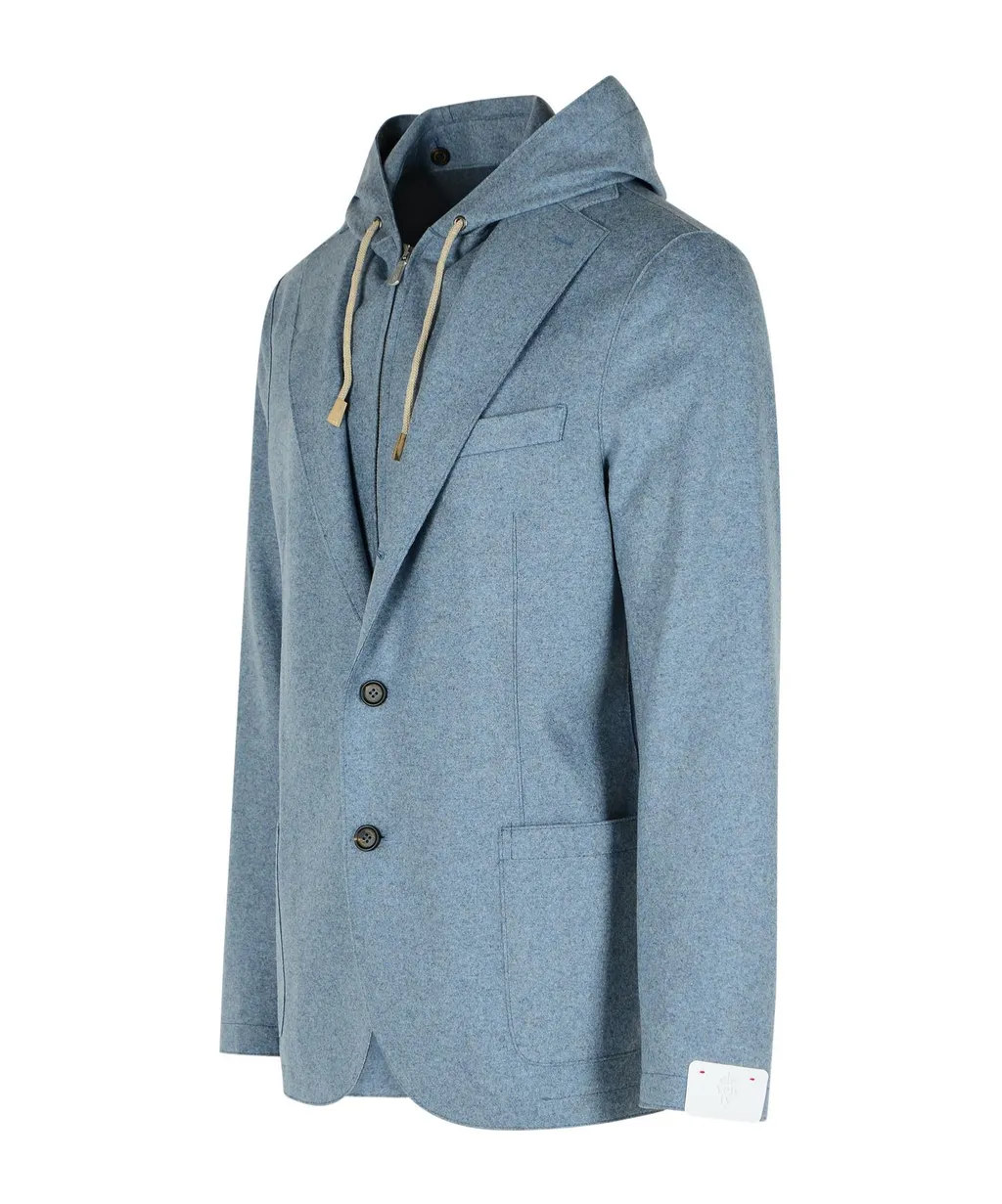 Hooded Blazer Jacket