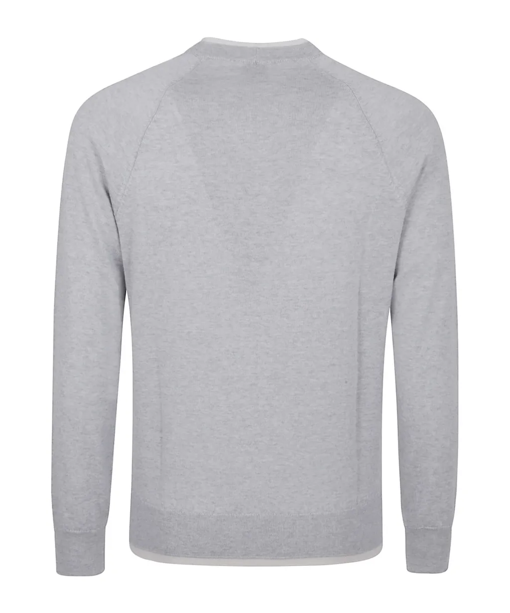 Ribbed Crewneck Sweater