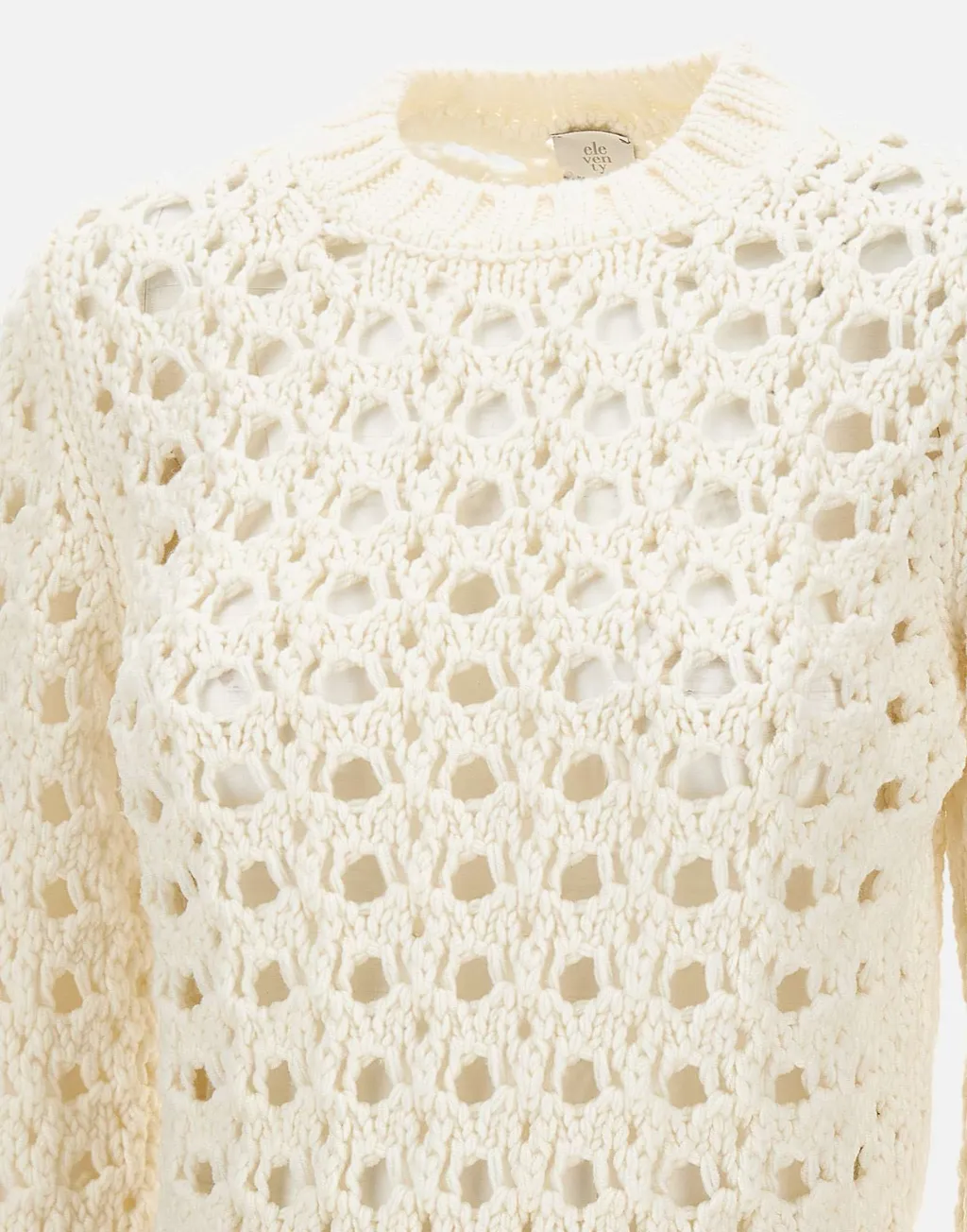 Open-Knit Wool Sweater