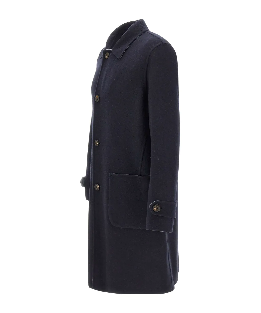 Platinum Reversible Wool Coat