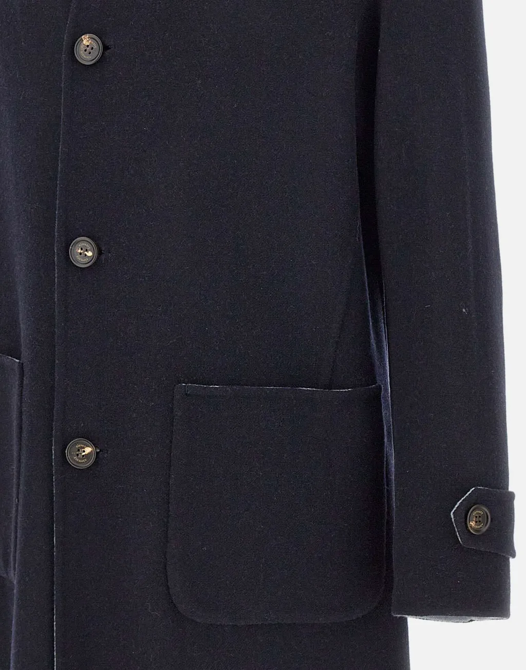 Platinum Reversible Wool Coat