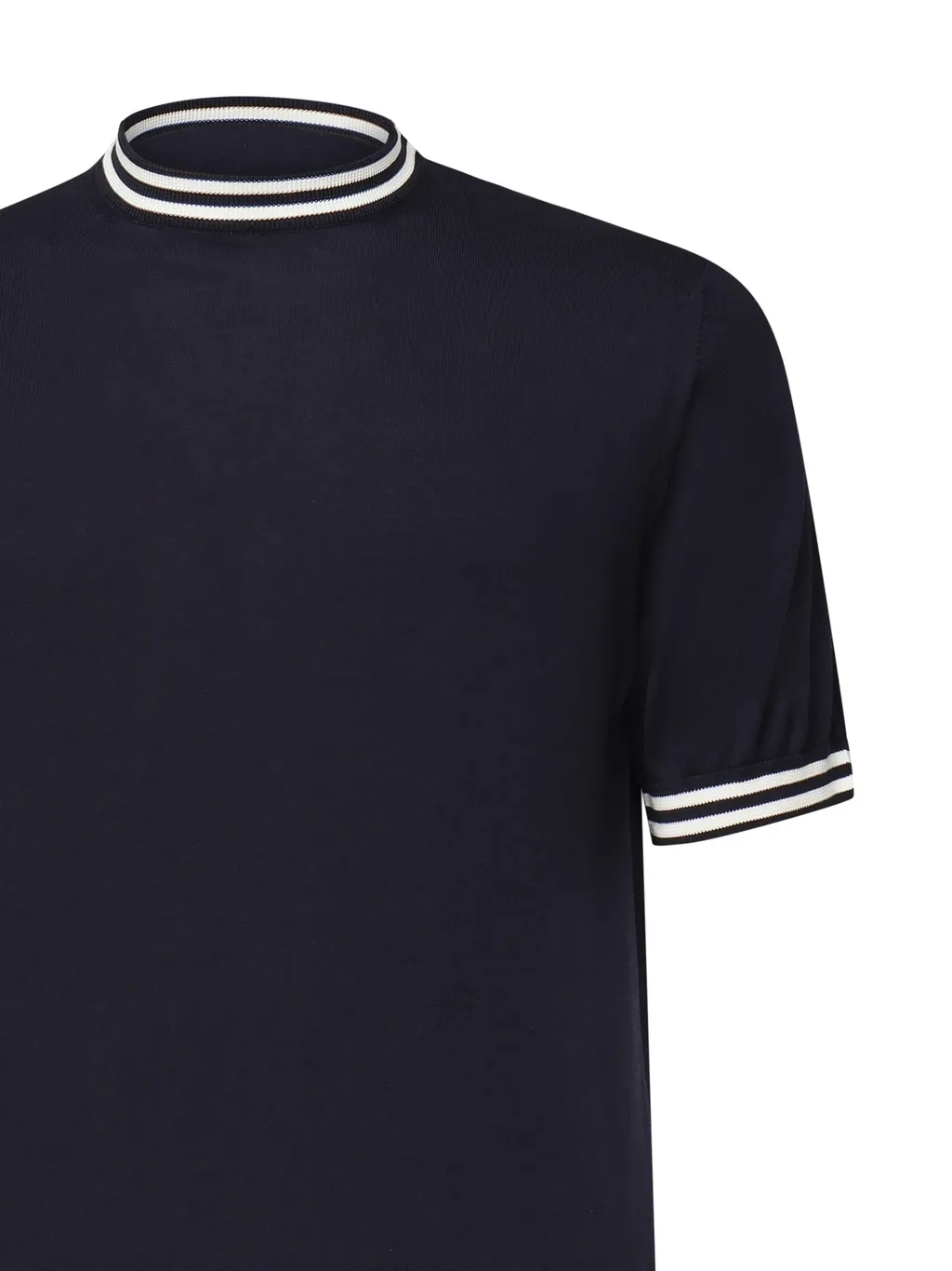 Striped Trim T-Shirt