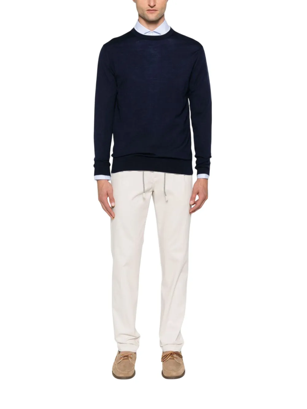 Pleated Drawstring Trousers