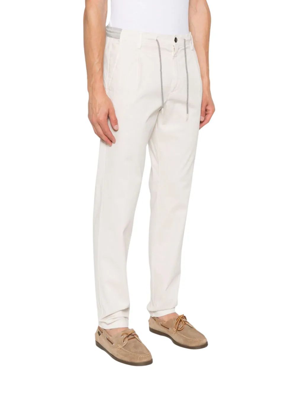 Pleated Drawstring Trousers