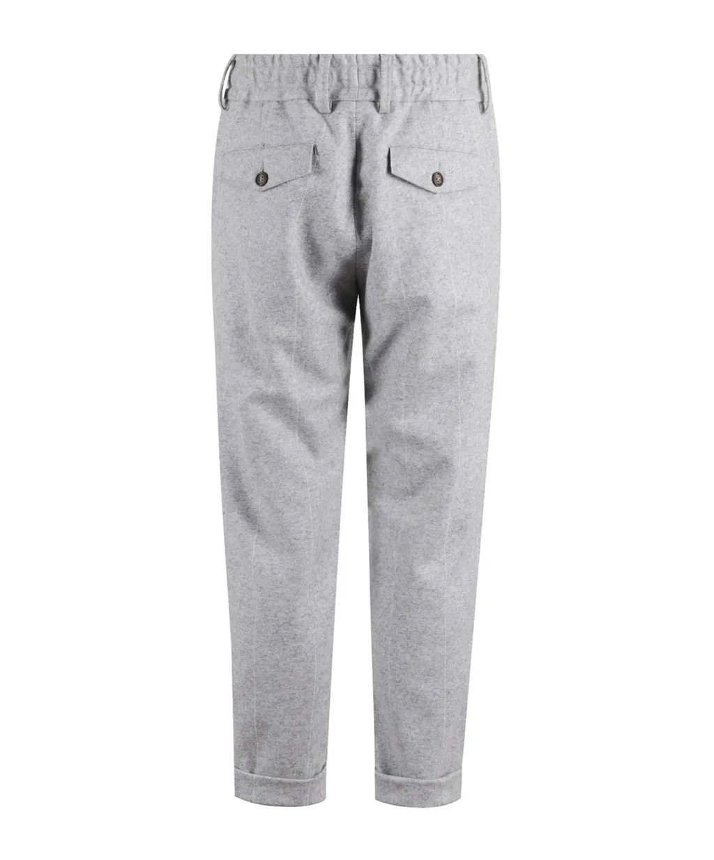 Drawstring-Cuffed Trousers