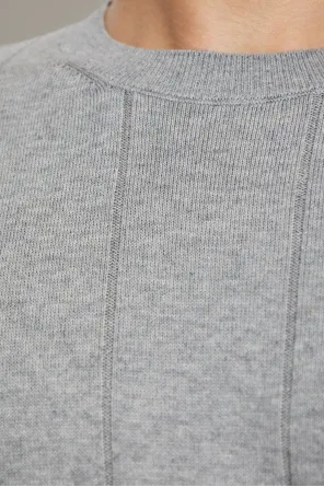 Ribbed Crew Neck Sweater