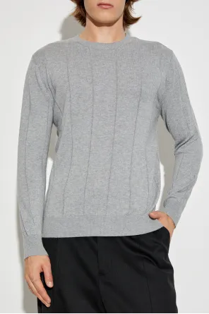 Ribbed Crew Neck Sweater