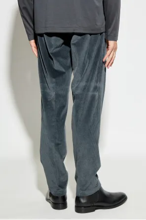 Corduroy Pleated Pants
