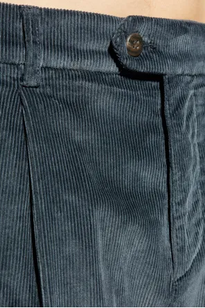 Corduroy Pleated Pants