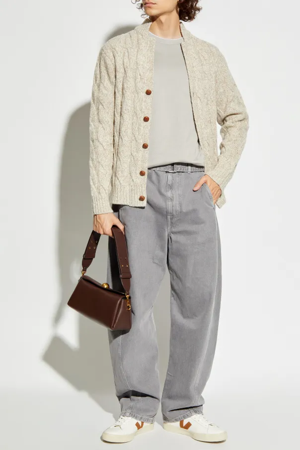 Cable-Knit Cardigan