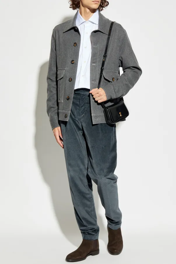 Buttoned Wool Jacket