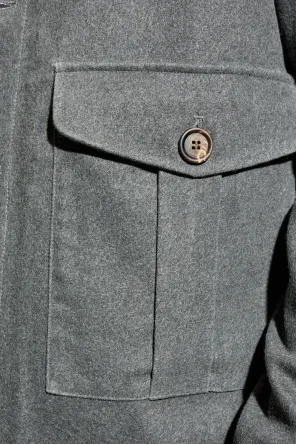 Buttoned Wool Jacket