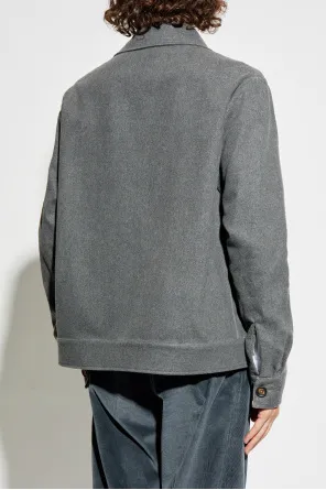Buttoned Wool Jacket