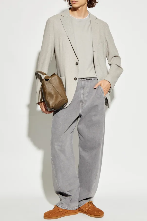 Single-Breasted Wool Jacket