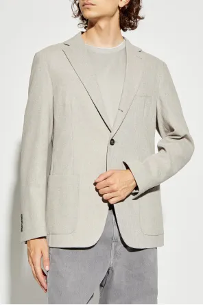 Single-Breasted Wool Jacket
