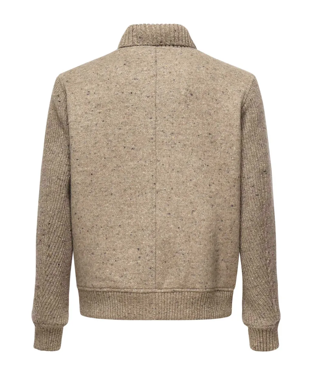 Ribbed Cuff Jacket