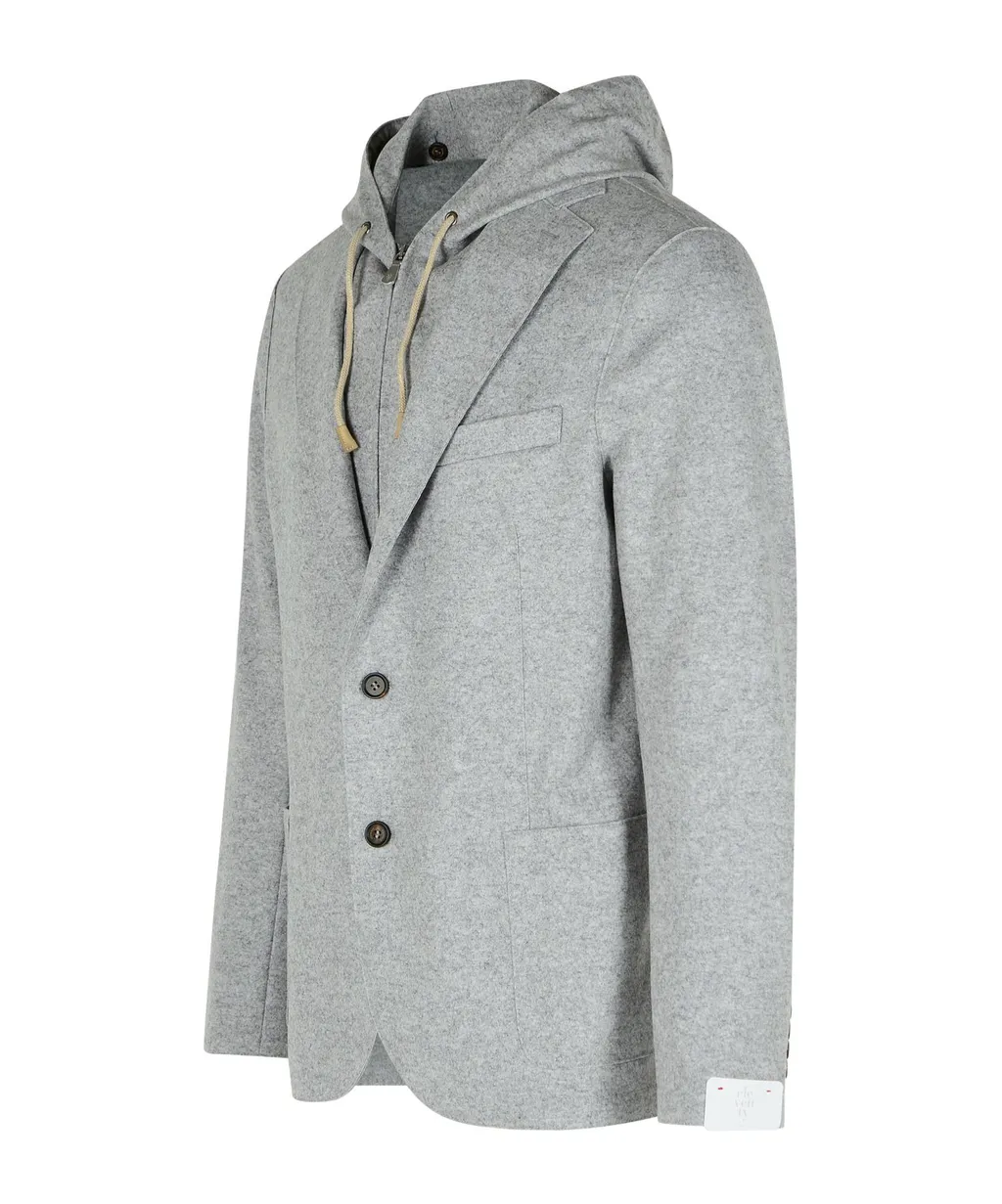 Hooded Blazer Jacket