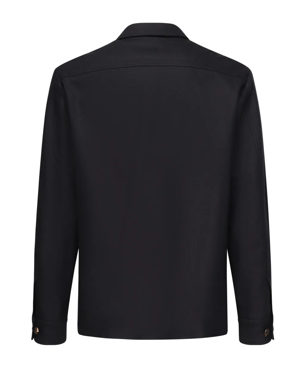 Wool Pocketed Shirt