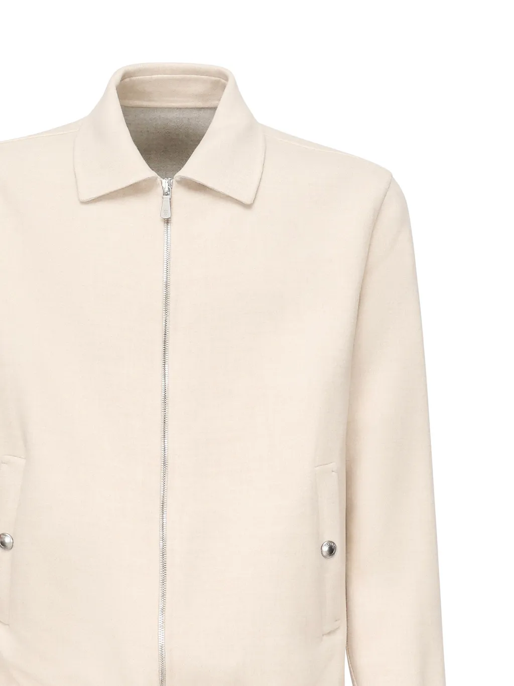 Zip-Front Drawstring Coat