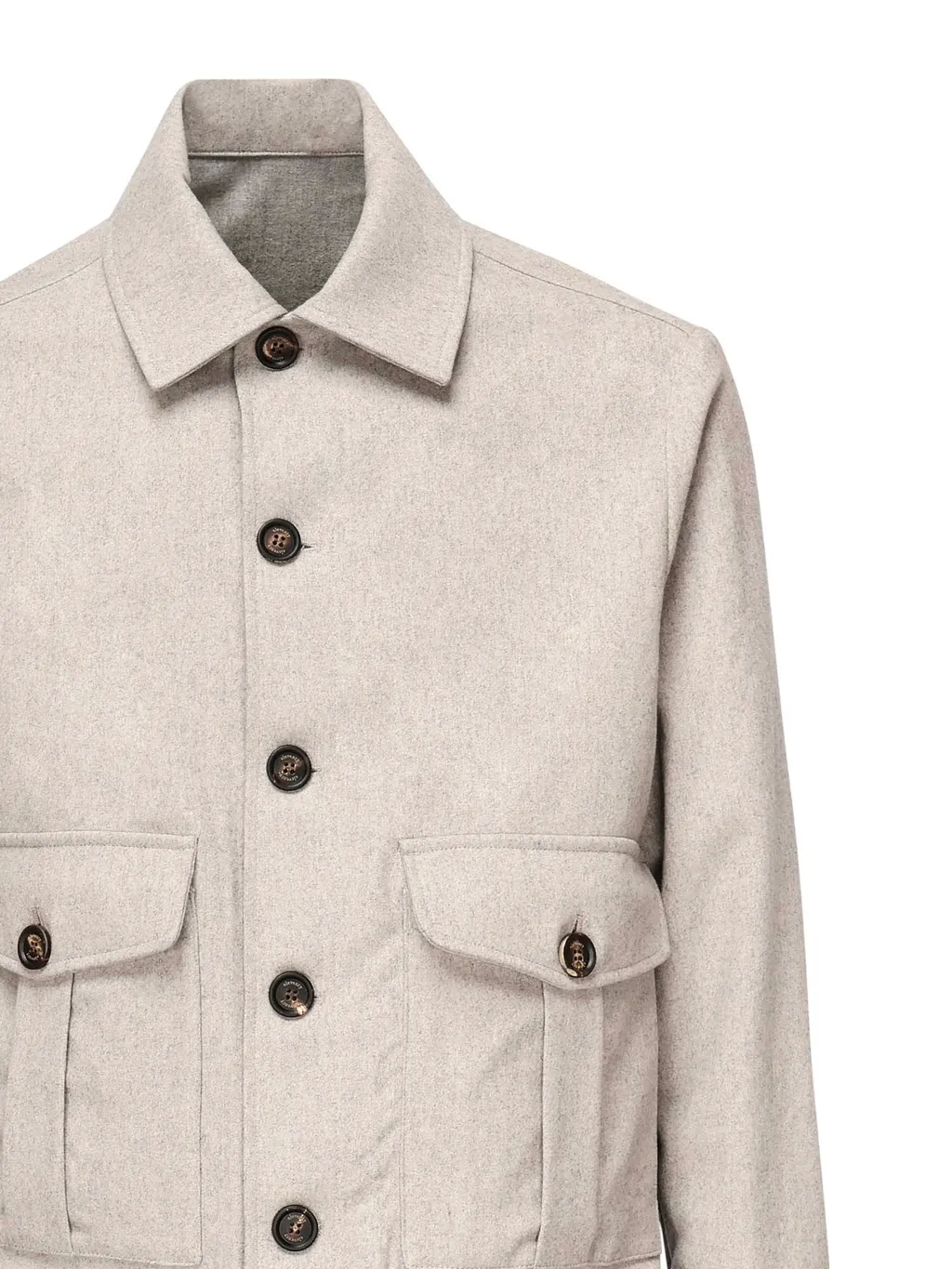 Buttoned Patch Pocket Jacket