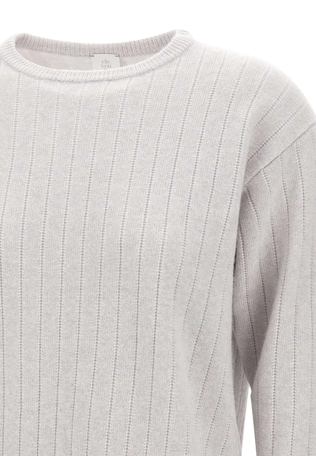 Textured Crew Neck Knitwear