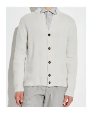 Long-Sleeved Knitted Cardigan