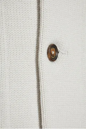 Long-Sleeved Knitted Cardigan